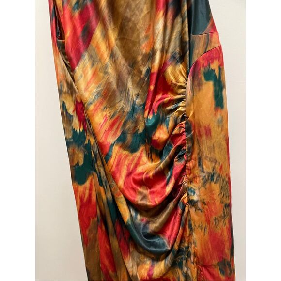 Let Me Be Abstract Print Maxi Dress Size 3XL - Picture 7 of 9